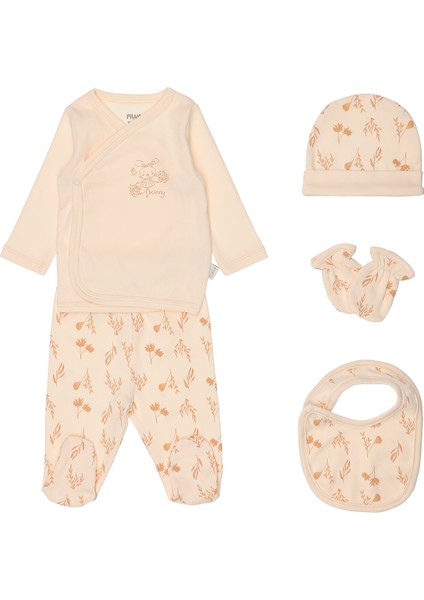 Tavşan Baskılı 5'li Yenidoğan Set modelleri