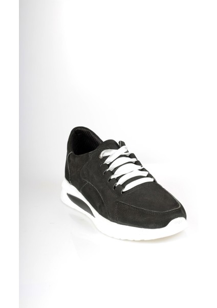 Deri Beyaz Bağcıklı Siyah Erkek Ayakkabı modelleri