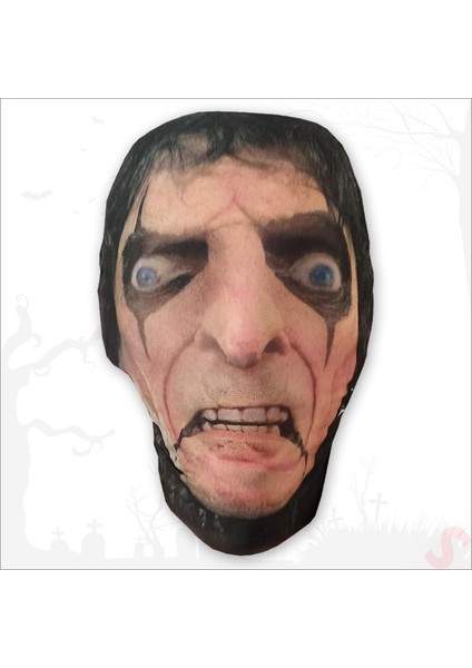 Halloween Kumaş 3D Korku Maskesi, 32CM - Vampir