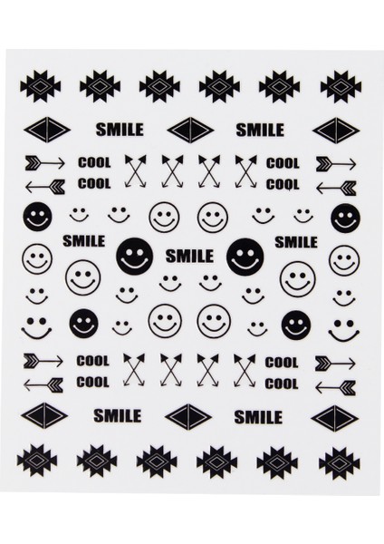 Smile Tırnak Stickeri -03
