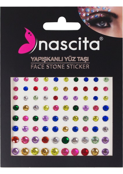 Face Jewels Tırnak Stickerı -13