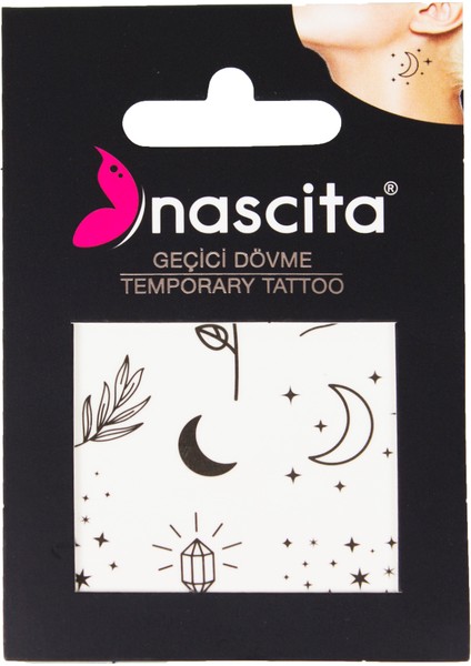 Rose & Stars Tırnak Stickerı -19