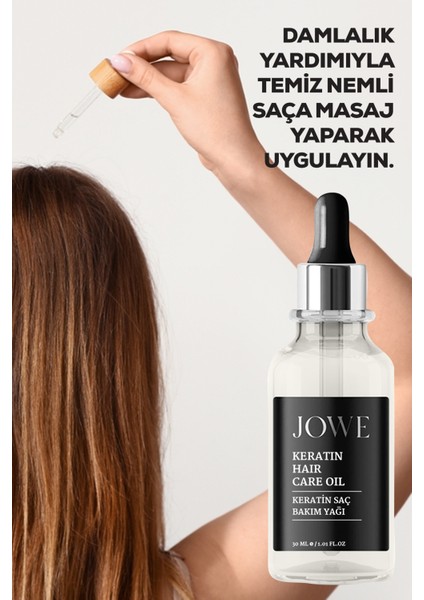 Jowe Keratin Saç Bakım Yağı - 30 ml