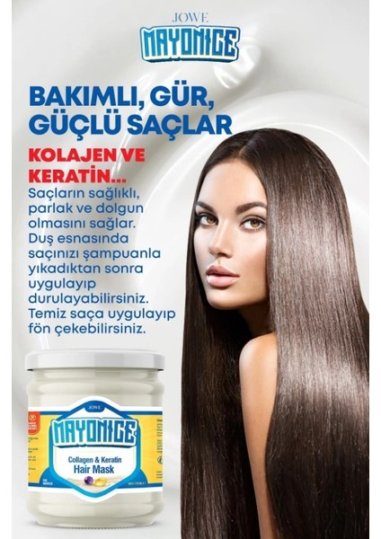 Jowe Mayonice Saç Maskesi (Collagen & Keratin) modelleri