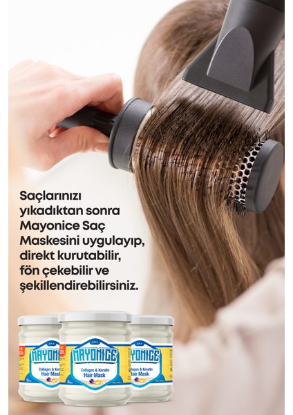 Jowe Mayonice Saç Maskesi (Collagen & Keratin)