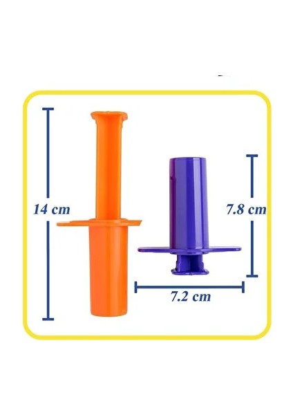 Oyun Hamuru Kalıbı Merdane Silindir Kesici ve Enjektör Seti 9 Parça 1 Paket Okul Kreş Ana Sınıfı Etkinlik Okul Öncesi