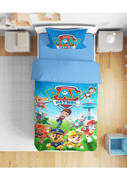 Erays Home Erayshome Paw Patrol 3D Tek Kişilik Nevresim Takımı
