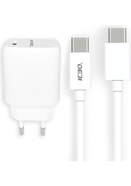 Galaxy S20 Fe Hızlı Şarj Aleti Seti 25W Pd Type-C DJ-S13-18