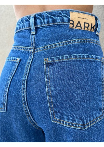 Bol Paça Kadın Jean Pantolon 40344 Mavi fırsatları