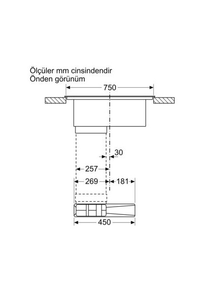 PXX875D57E Serie 8 Davlumbaz Entegreli Indüksiyon Ocak