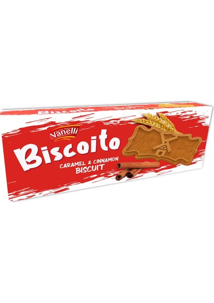 Bıscoıto Karamel ve Tarçınlı Bisküvi