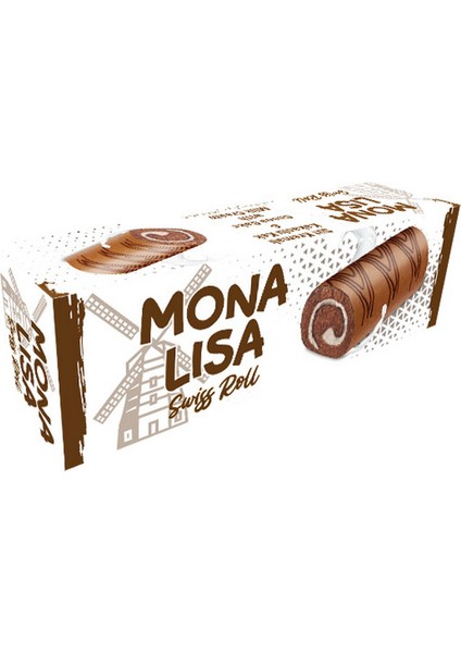 Mona Lısa Kakao Soslu Rulo Kek