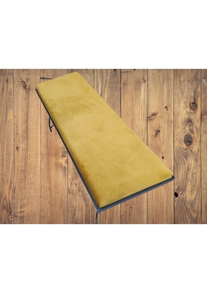 Sandalye ST BENC PENYEZ Klasik Model Metal Siyah fırın Siyah Boya Balkon-Bahçe