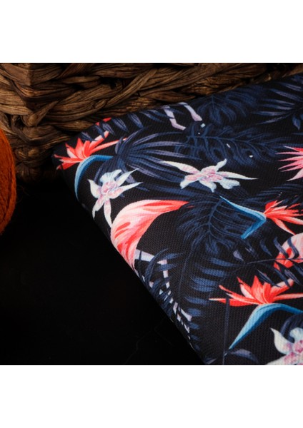Flamingo Desenli Dijital Baskılı Kumaş
