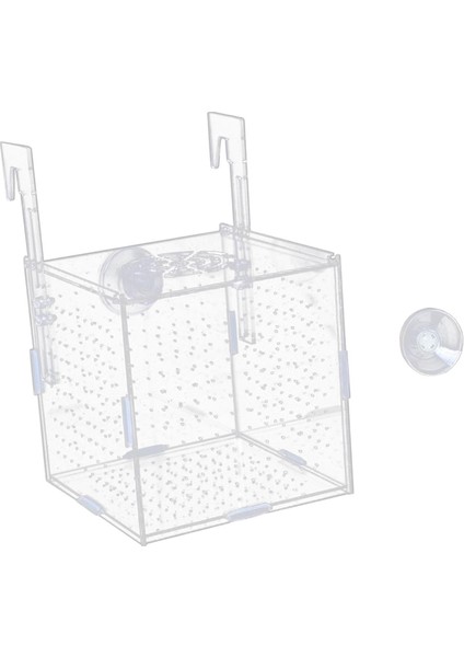 Agresif Balık Bebekleri Için Akvaryum Kutusu Balıkştirme Kutusu Karidesi 15X15X15CM ve Hook (Yurt Dışından) fırsatları