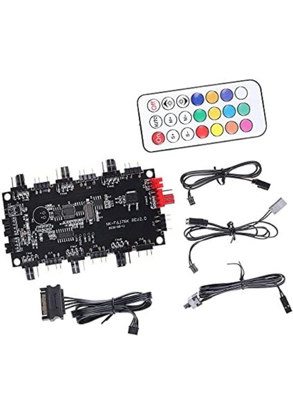 Kumandalı Argb Fan Kontrol 8 Port Kumandalı Argb Fan Kontrol