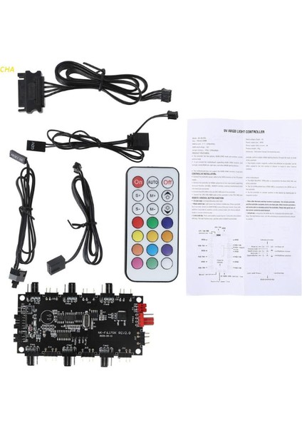 Kumandalı Argb Fan Kontrol 8 Port Kumandalı Argb Fan Kontrol