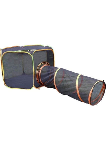 Cats Cube Playhouse Muhafazaları Pet Playpen Taşınabilir Tavşan Kedi Çadır Tüneli (Yurt Dışından)