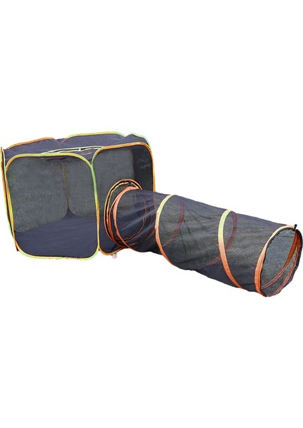 Cats Cube Playhouse Muhafazaları Pet Playpen Taşınabilir Tavşan Kedi Çadır Tüneli (Yurt Dışından)