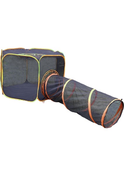 Cats Cube Playhouse Muhafazaları Pet Playpen Taşınabilir Tavşan Kedi Çadır Tüneli (Yurt Dışından)
