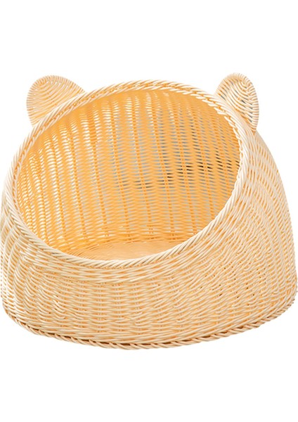 Kedi Evi Alabilir Yıkanabilirık Rattan Dokumağıı Için 45CMX35CM (Yurt Dışından)