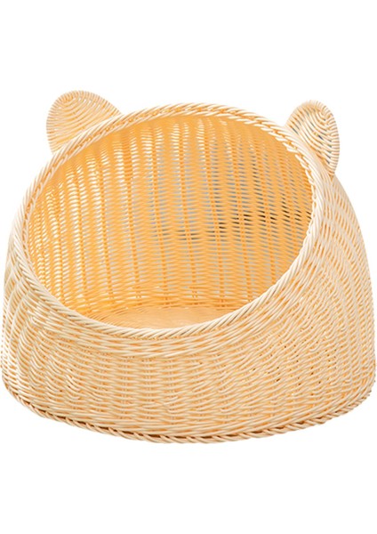 Kedi Evi Alabilir Yıkanabilirık Rattan Dokumağıı Için 45CMX35CM (Yurt Dışından)