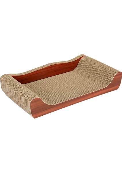 Kedi Tırmalama Yatağı Kedi Tırmalama Karton Evcil Hayvan Yatağı Mobilya Oturma Odası Kanepe Kahverengi 50CMX27CMX9CM (Yurt Dışından) fırsatları