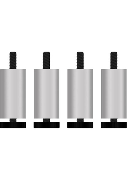 4 Metal Ayakları Raflar Masaları Için Sağlam Ayakları 6cm (Yurt Dışından) fırsatları