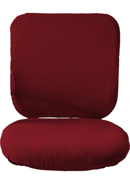 Gerilebilir Sandalye Koltuk Örtüsü Tabure Koltuk Slipcover Koruyucusu Pub Kırmızı (Yurt Dışından) fiyatları