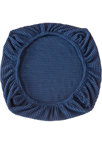 Streç Kaymaz Mutfak Yemek Sandalye Koltuk Koruyucusu Slipcovers Sandalye Mavi Kaplar (Yurt Dışından)
