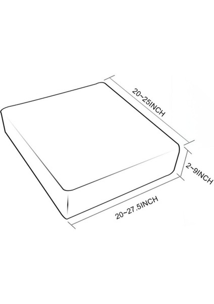 Kanepe Sandalyeleri Için Suya Dayanıklı Kanepe Koltuk Minderi Slipcover Koruyucu Black_1 Kişilik (Yurt Dışından) fiyatları
