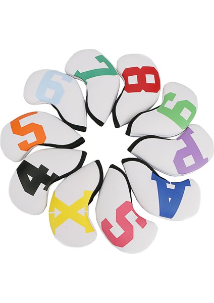 10X Golf Kulübü Başörtüsü Numarası Baş Örtüsü Su Geçirmez 4 5 6 7 8 9 Pa (Yurt Dışından)