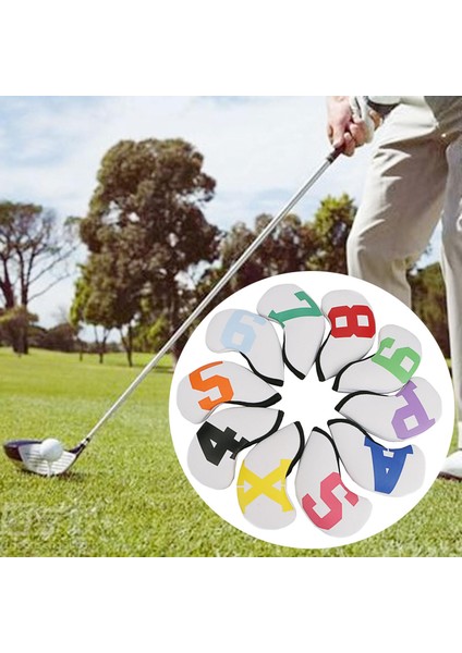 10X Golf Kulübü Başörtüsü Numarası Baş Örtüsü Su Geçirmez 4 5 6 7 8 9 Pa (Yurt Dışından) fiyatları