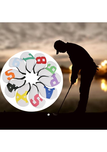 10X Golf Kulübü Başörtüsü Numarası Baş Örtüsü Su Geçirmez 4 5 6 7 8 9 Pa (Yurt Dışından) indirimleri