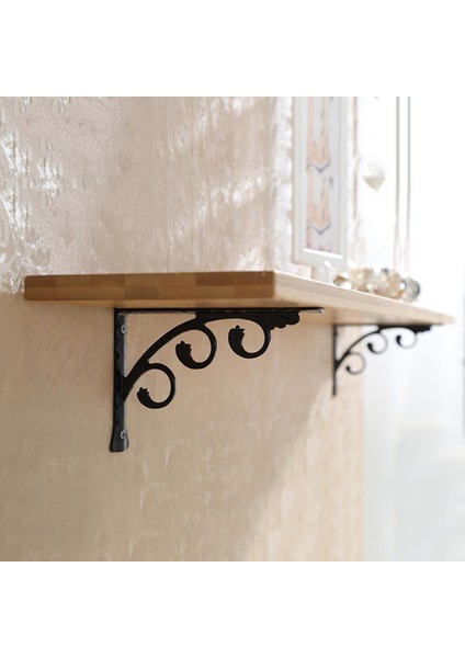 2pcs Pas Geçirmez Duvara Monte Raf Braketi L Şekilli Ağır Hizmetçi A-2pcs 15X12CM (Yurt Dışından) fiyatları