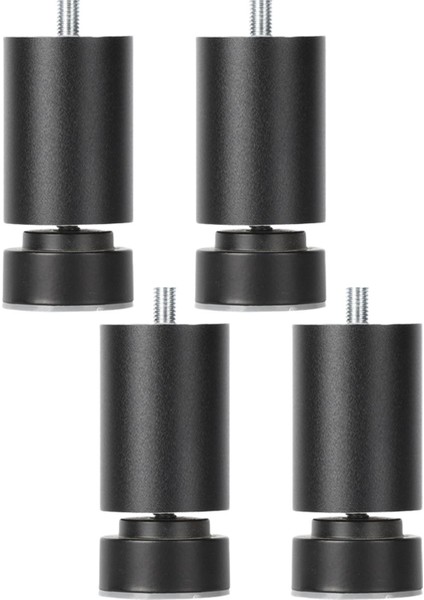 4 Parça Kanepe Ayakları Alaşım Mobilya Kanepeler Için Destek Ayakları Yemek Masası Siyah 18 cm (Yurt Dışından) fiyatları
