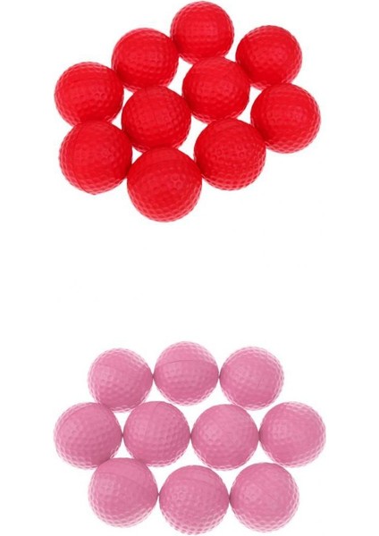 20 Ük Golf Topları Uygulama Zıplayan 1.65 Inç Kırmızı/ (Yurt Dışından)