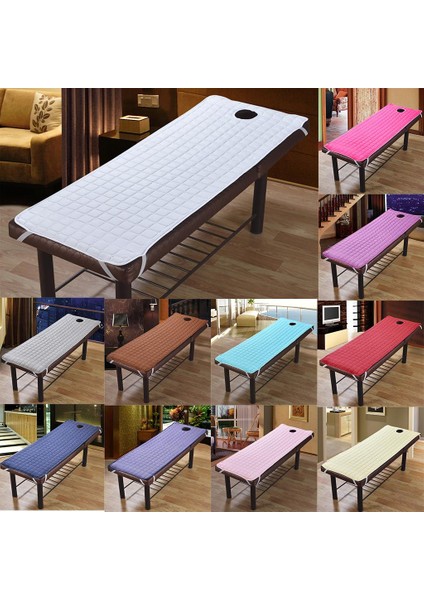 Çıkarılabilir Spa Masaj Yatağı Yatakları Delikli Beyaz 185X70CM Kanepe Levha Pedleri (Yurt Dışından) fırsatları