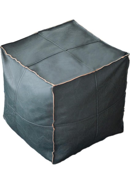 Pu Puf Hassock Depolama Osmanlı Odası Dekorasyonu Mavi (Yurt Dışından)
