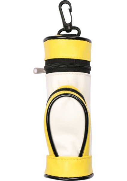 Taşınabilir Golf Topu Su Geçirmez Kanca Golf Tee Tutucu Bel Çantası Sarı Beyaz (Yurt Dışından) modelleri