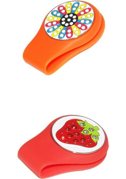 2 Paket Golf Marker Ayrılabilir Kelepçesi (Yurt Dışından)