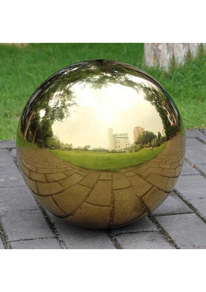 Altın Gazing Içi Boş Küre Cilalı Parlak Küreler Aus Paslanmaz Çelik 120MM + 138MM Altın (Yurt Dışından) modelleri