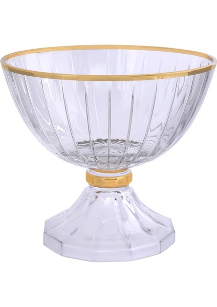 Kase Ayaklı 23,5 cm Accademia Altın M04018-AB