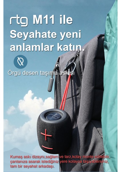M11 Bluetooth Hoparlör Aux Sd Kart USB Taşınabilir Ses Bombası Siyah modelleri