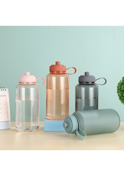 Büyük Kapasiteli 1l Plastik Su Bardağı Öğrenci Açık Spor Su Isıtıcısı Yüksek Değerli Sıcaklığa Dayanıklı Bardak Spor Bisiklet (Yurt Dışından)