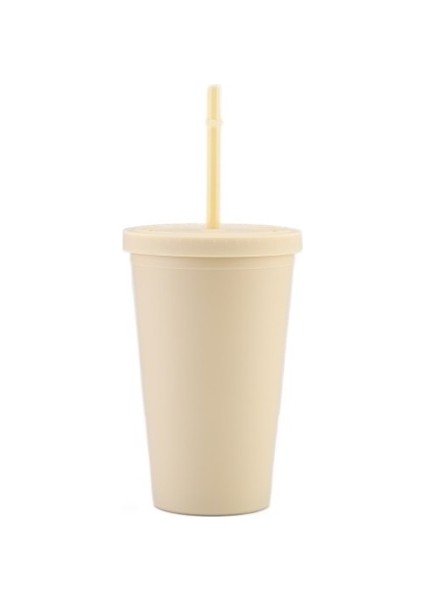 Buzlu Plastik Bardak Spor Su Bardağı Plastik Pipetli Bardak (Yurt Dışından)