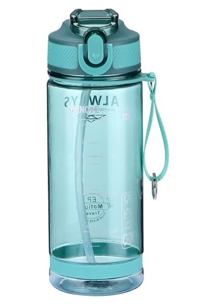 Spor Spor Su Isıtıcısı Zıplayan Kapak Saman Su Bardağı Erkekler ve Kadınlar Basit Su Bardağı Su Isıtıcısı Toplu (Yurt Dışından)