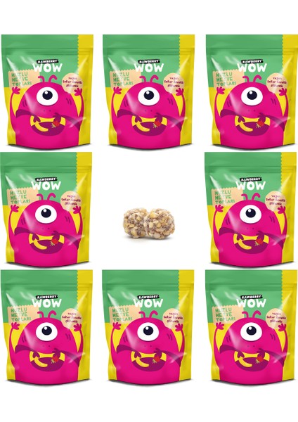Wow Kids Muzlu Toplar Sağlıklı Atıştırmalık 8 Paket modelleri