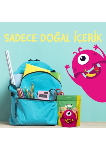 Wow Kids Muzlu Toplar Sağlıklı Atıştırmalık 8 Paket fırsatları