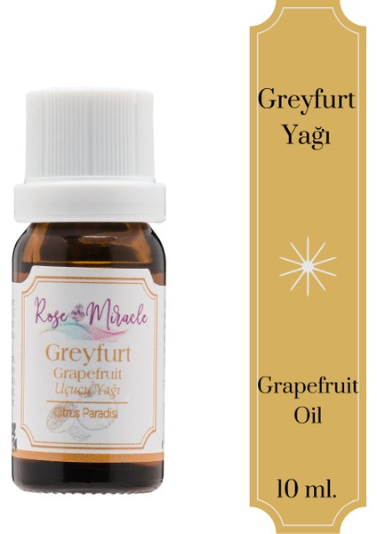 Greyfurt Yağı 10 ml (Grapefurit Oil)